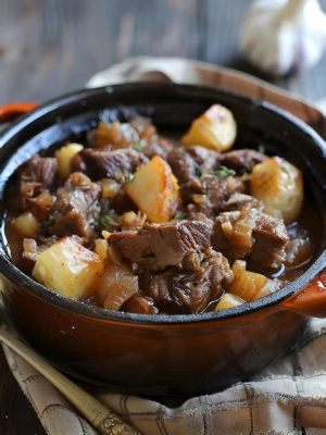  Cà ri Lancashire Hotpot: Sự kết hợp tuyệt vời của thịt bò mềm mại và rau củ root-vegetable